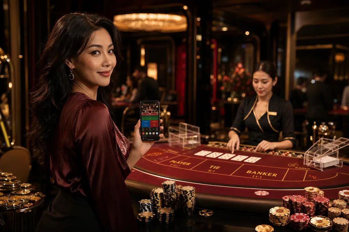 texas918 Casino meja live dealer baccarat